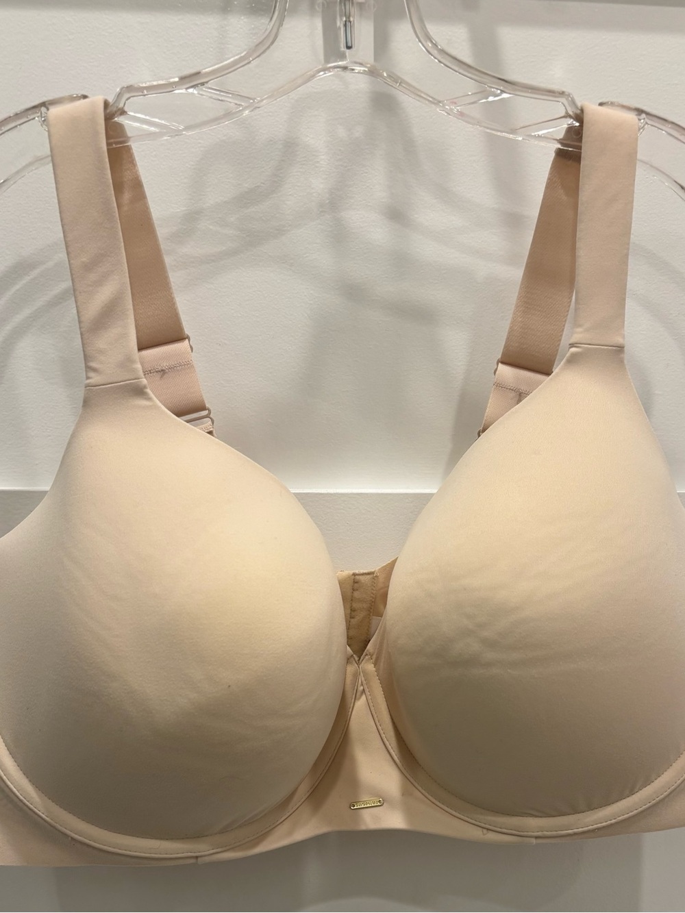 Cacique Plus Size Nude/Tan Balconette Lightly Lined T-Shirt Bra 48DDD (48G)